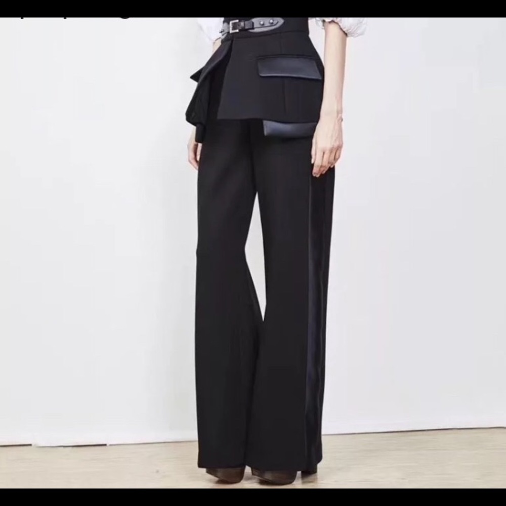Tuxedo shirt ants with some flare